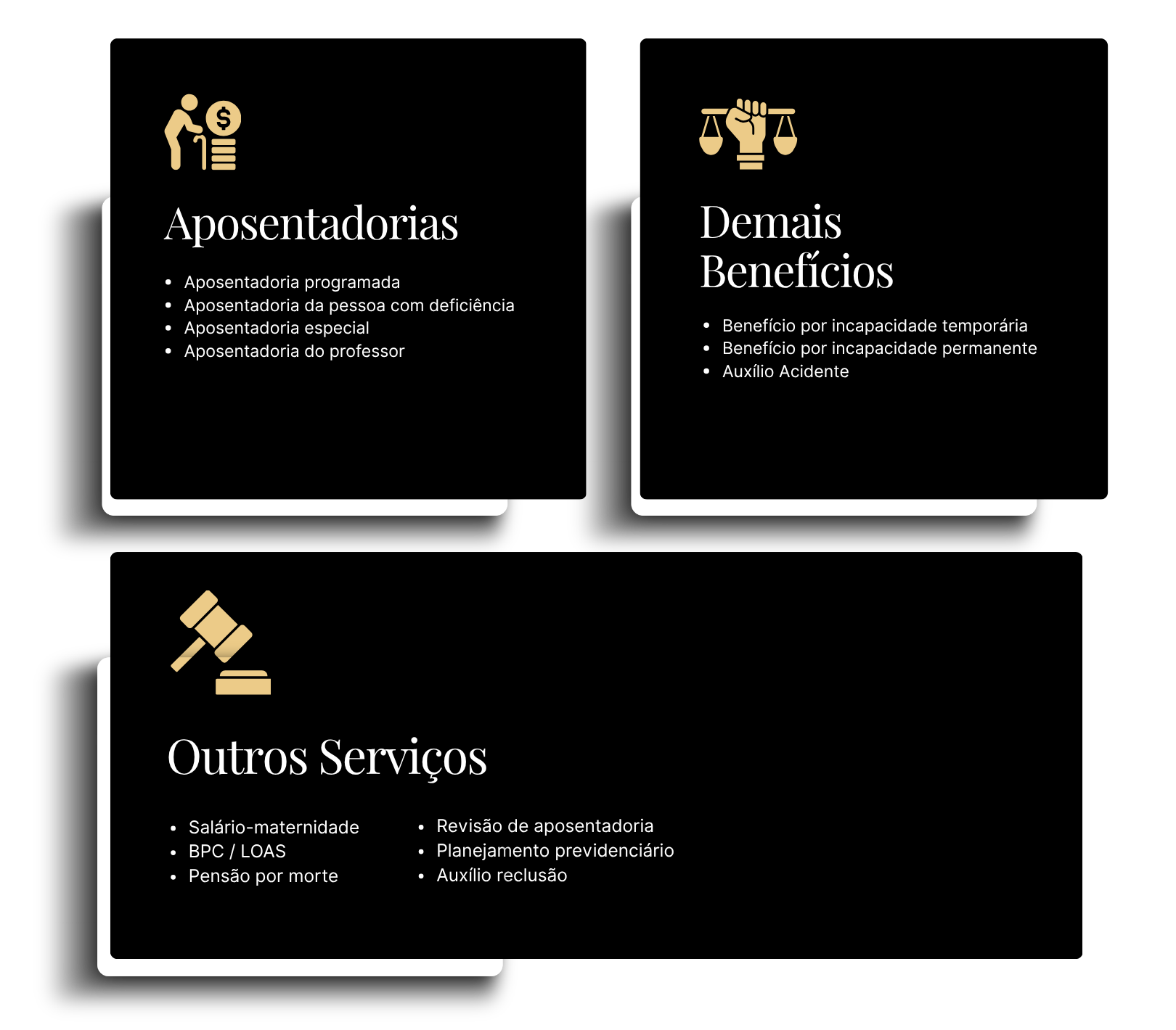 Servicos previdenciarios